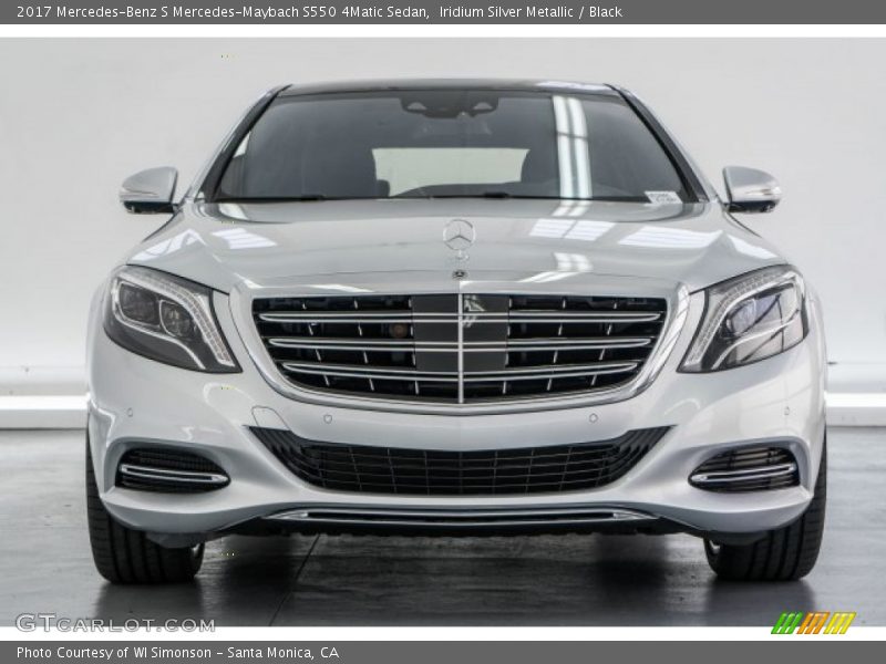 Iridium Silver Metallic / Black 2017 Mercedes-Benz S Mercedes-Maybach S550 4Matic Sedan