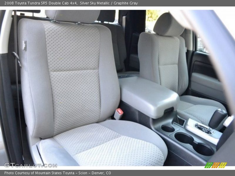 Silver Sky Metallic / Graphite Gray 2008 Toyota Tundra SR5 Double Cab 4x4