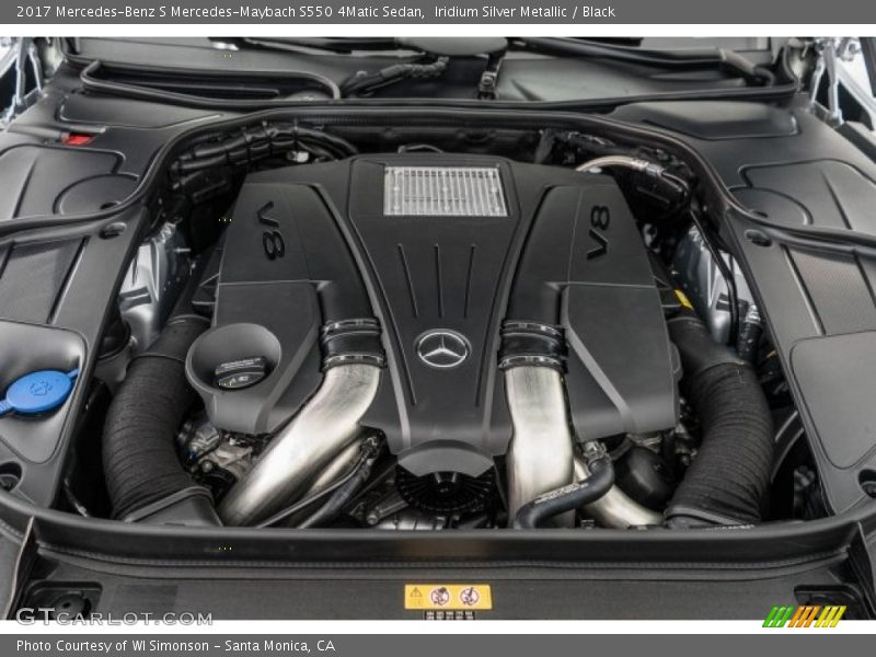  2017 S Mercedes-Maybach S550 4Matic Sedan Engine - 4.7 Liter DI biturbo DOHC 32-Valve VVT V8