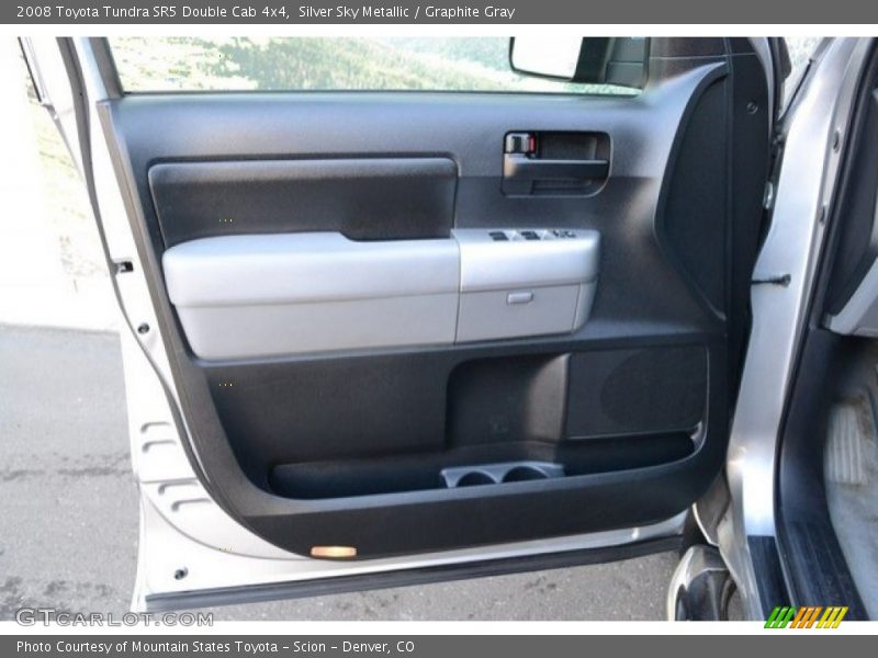 Silver Sky Metallic / Graphite Gray 2008 Toyota Tundra SR5 Double Cab 4x4