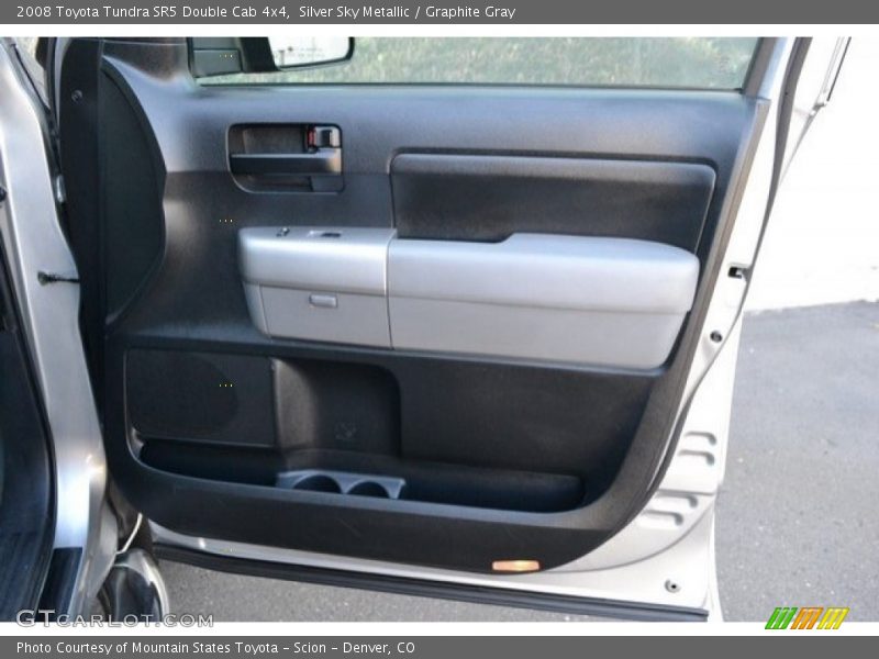 Silver Sky Metallic / Graphite Gray 2008 Toyota Tundra SR5 Double Cab 4x4