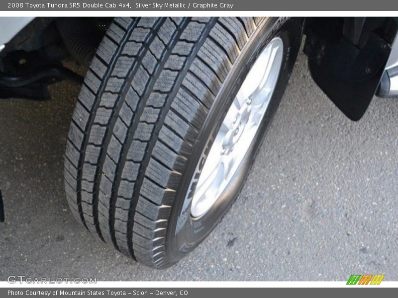 Silver Sky Metallic / Graphite Gray 2008 Toyota Tundra SR5 Double Cab 4x4