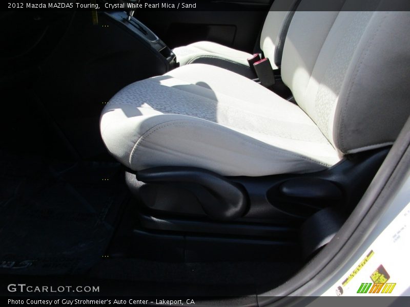 Crystal White Pearl Mica / Sand 2012 Mazda MAZDA5 Touring