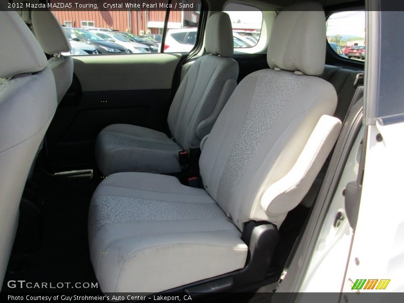 Crystal White Pearl Mica / Sand 2012 Mazda MAZDA5 Touring