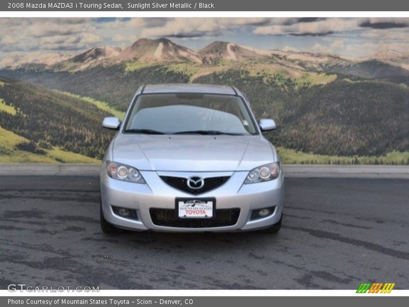 Sunlight Silver Metallic / Black 2008 Mazda MAZDA3 i Touring Sedan