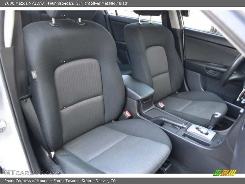 Sunlight Silver Metallic / Black 2008 Mazda MAZDA3 i Touring Sedan