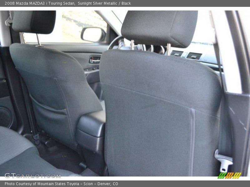 Sunlight Silver Metallic / Black 2008 Mazda MAZDA3 i Touring Sedan