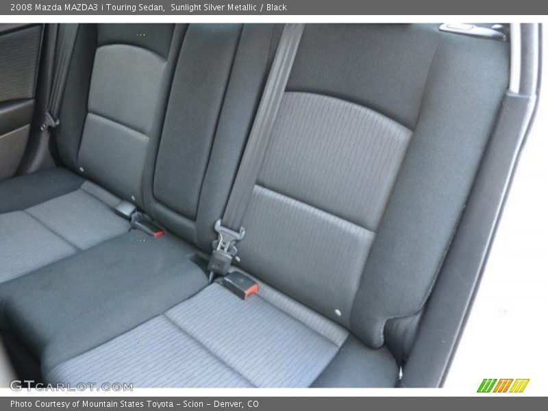 Sunlight Silver Metallic / Black 2008 Mazda MAZDA3 i Touring Sedan