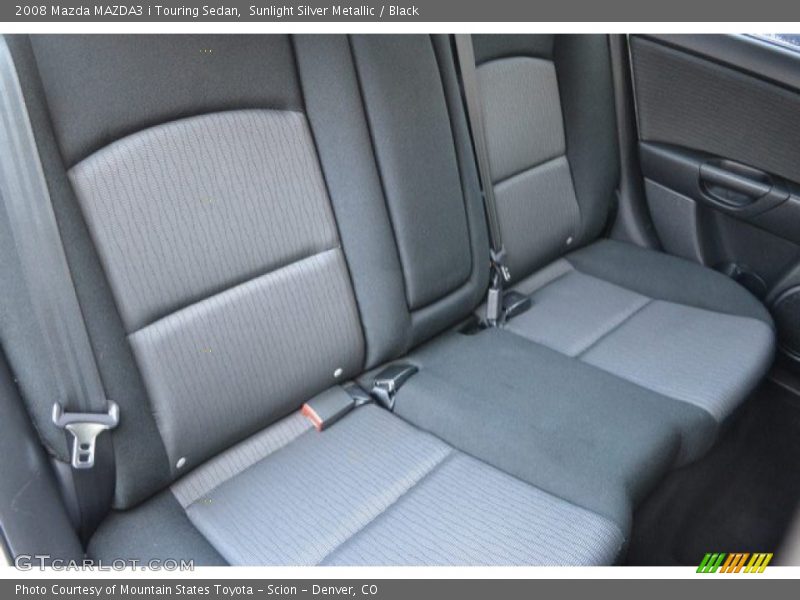 Sunlight Silver Metallic / Black 2008 Mazda MAZDA3 i Touring Sedan