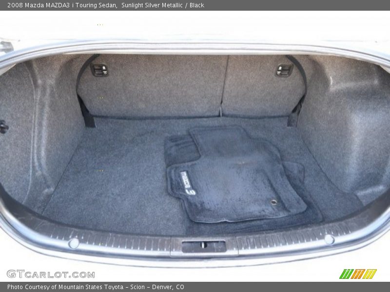 Sunlight Silver Metallic / Black 2008 Mazda MAZDA3 i Touring Sedan