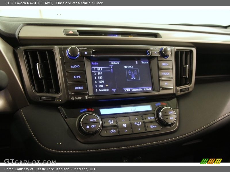 Classic Silver Metallic / Black 2014 Toyota RAV4 XLE AWD
