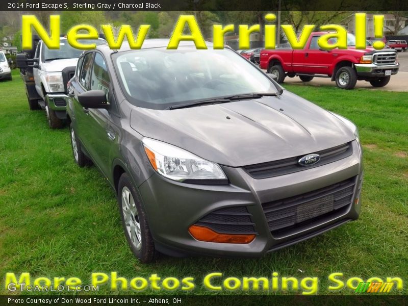 Sterling Gray / Charcoal Black 2014 Ford Escape S