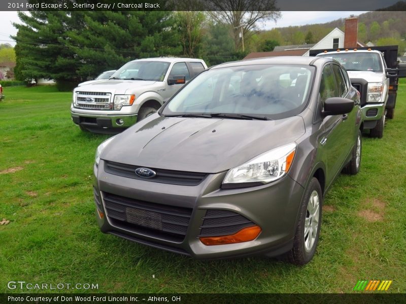 Sterling Gray / Charcoal Black 2014 Ford Escape S
