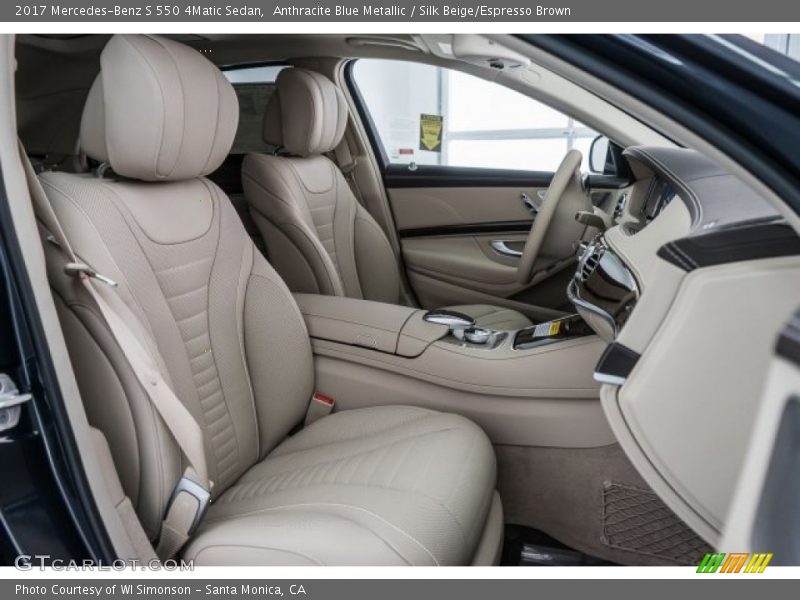  2017 S 550 4Matic Sedan Silk Beige/Espresso Brown Interior