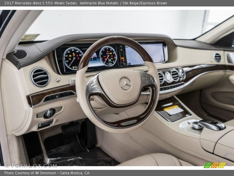 Dashboard of 2017 S 550 4Matic Sedan