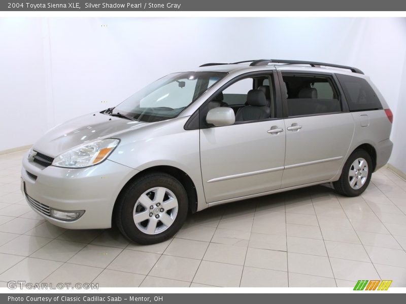 Silver Shadow Pearl / Stone Gray 2004 Toyota Sienna XLE