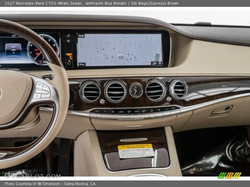 Dashboard of 2017 S 550 4Matic Sedan