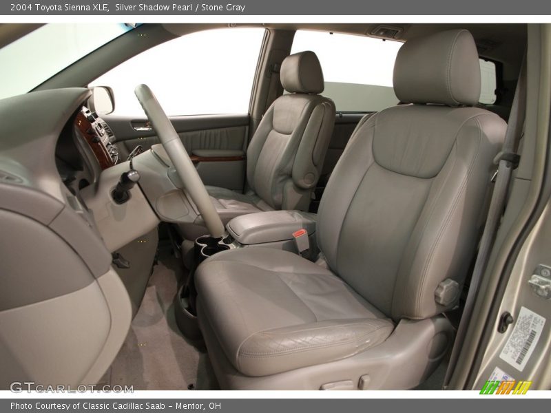 Silver Shadow Pearl / Stone Gray 2004 Toyota Sienna XLE
