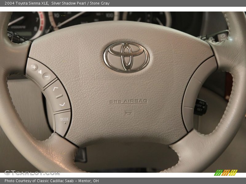 Silver Shadow Pearl / Stone Gray 2004 Toyota Sienna XLE