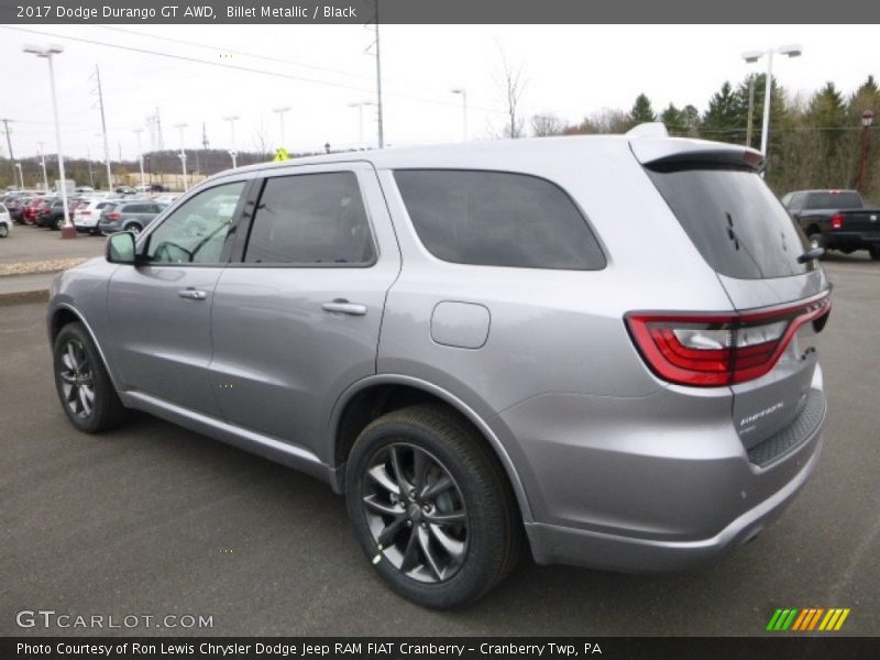 Billet Metallic / Black 2017 Dodge Durango GT AWD