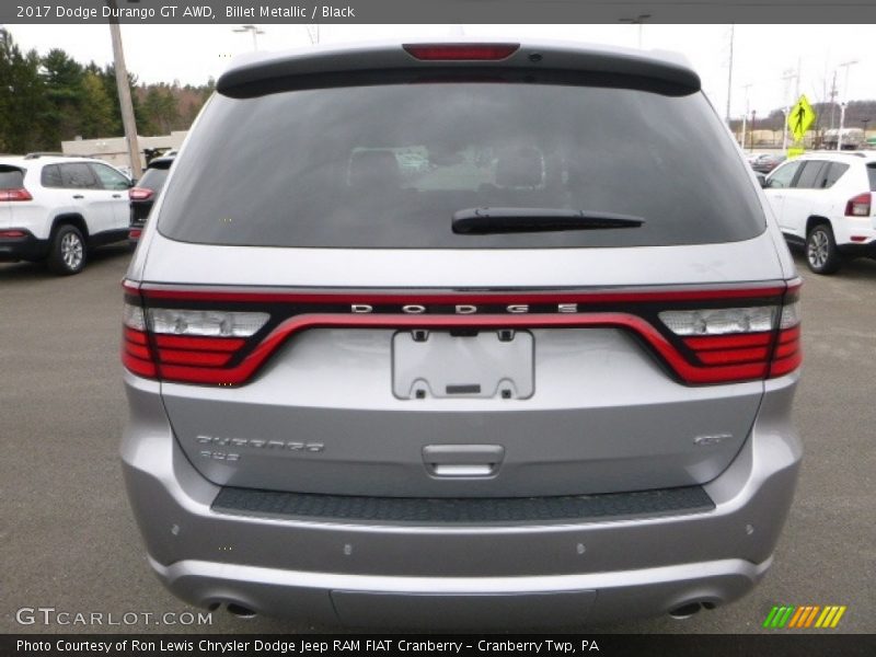Billet Metallic / Black 2017 Dodge Durango GT AWD