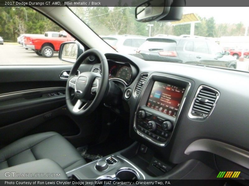 Billet Metallic / Black 2017 Dodge Durango GT AWD