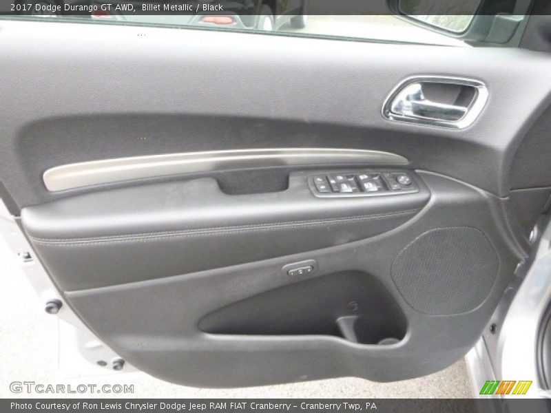 Billet Metallic / Black 2017 Dodge Durango GT AWD
