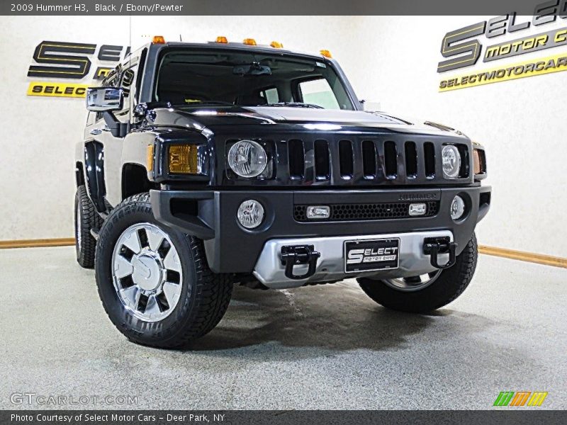 Black / Ebony/Pewter 2009 Hummer H3