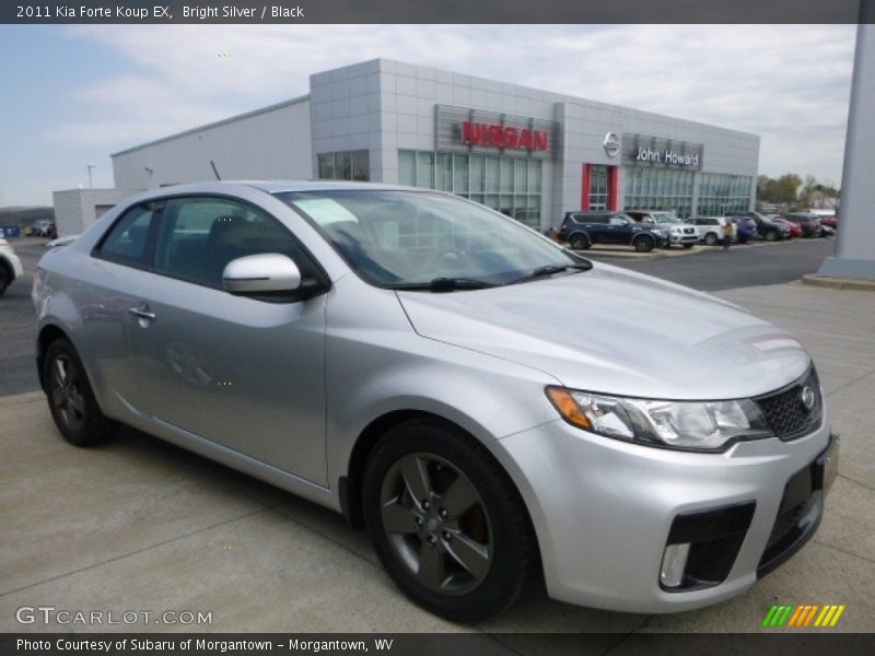 Bright Silver / Black 2011 Kia Forte Koup EX