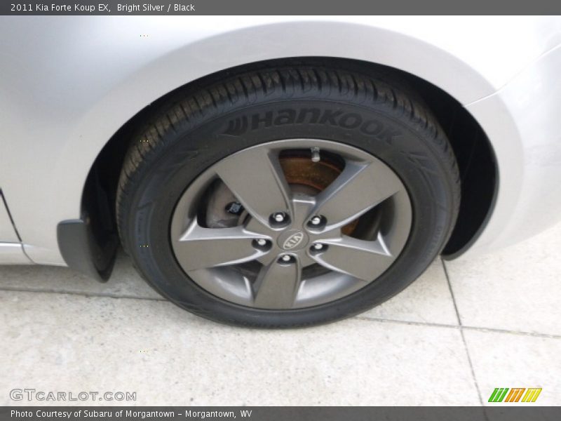 Bright Silver / Black 2011 Kia Forte Koup EX