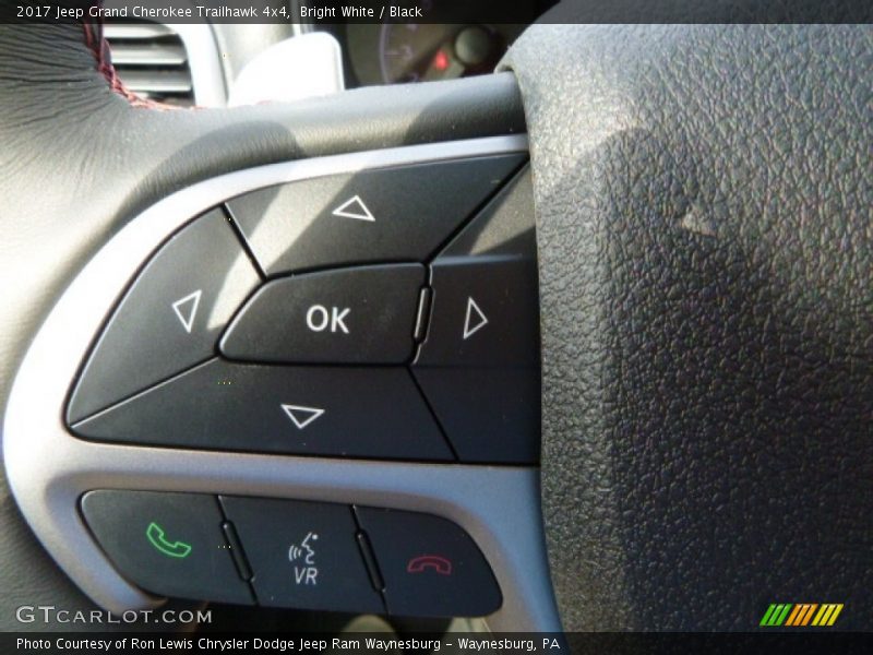 Bright White / Black 2017 Jeep Grand Cherokee Trailhawk 4x4