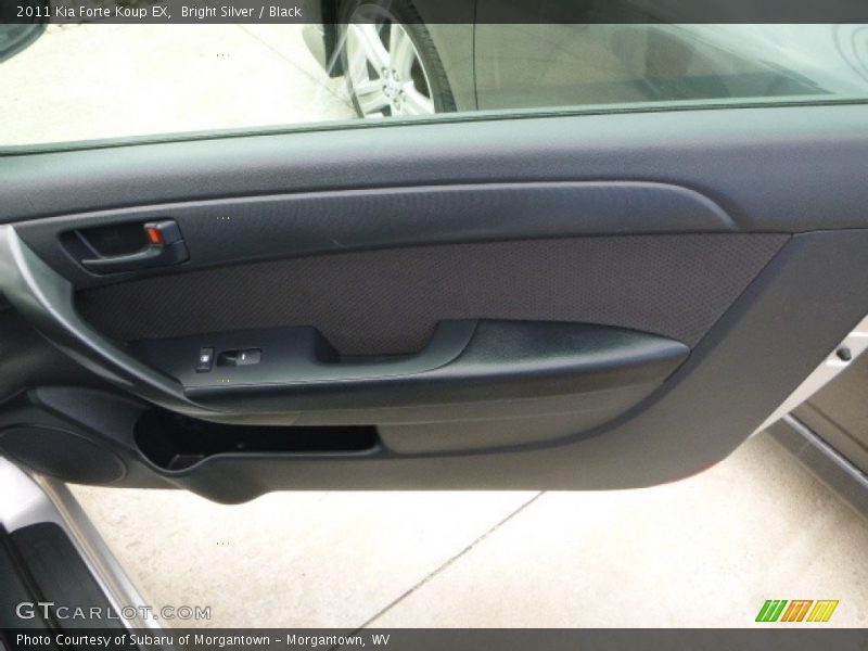 Bright Silver / Black 2011 Kia Forte Koup EX