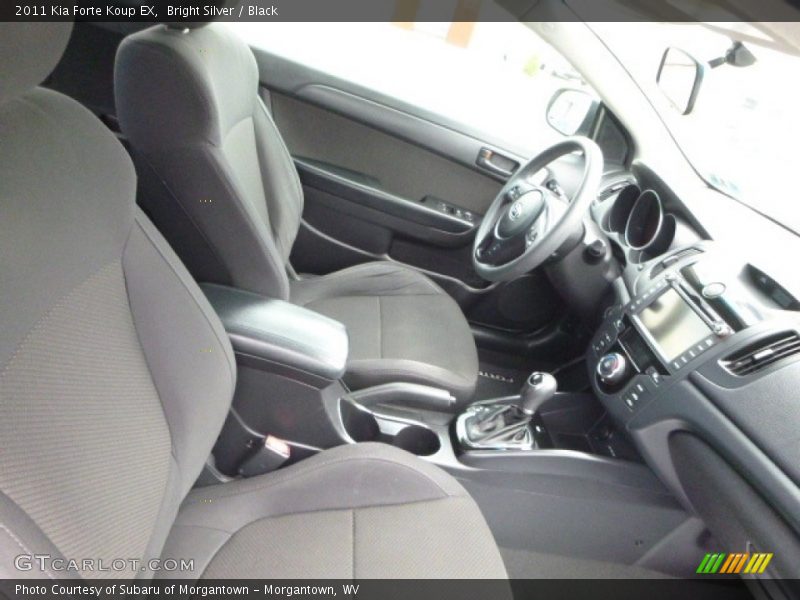 Bright Silver / Black 2011 Kia Forte Koup EX