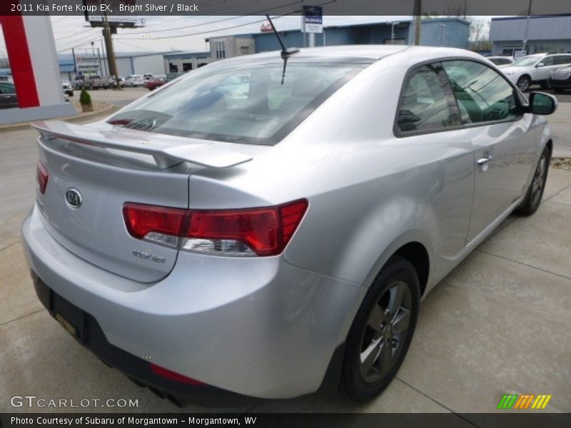 Bright Silver / Black 2011 Kia Forte Koup EX