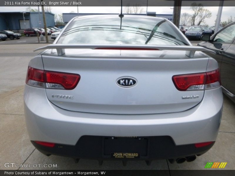 Bright Silver / Black 2011 Kia Forte Koup EX