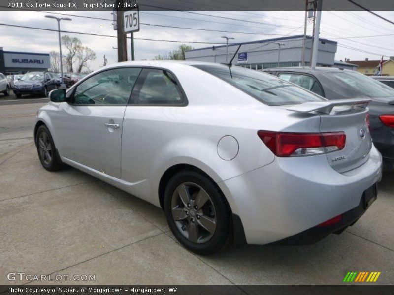 Bright Silver / Black 2011 Kia Forte Koup EX