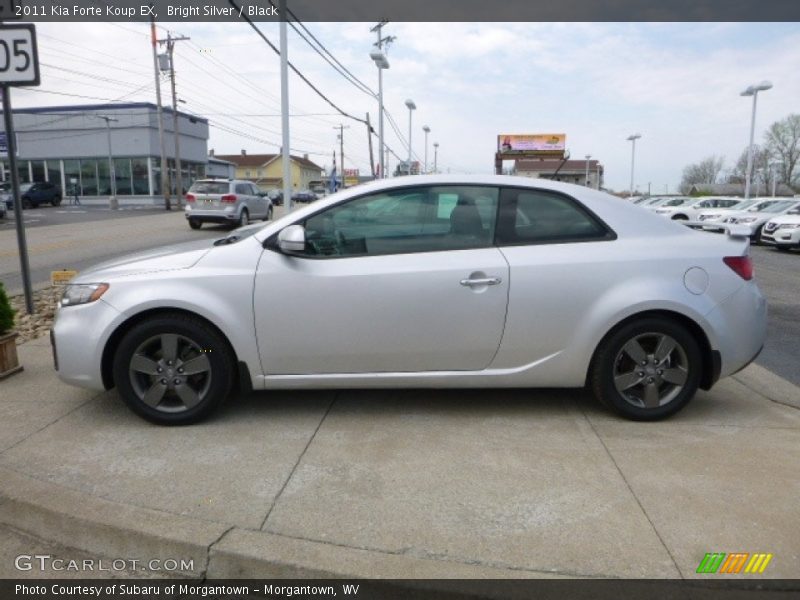 Bright Silver / Black 2011 Kia Forte Koup EX