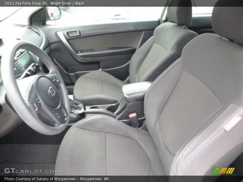 Bright Silver / Black 2011 Kia Forte Koup EX