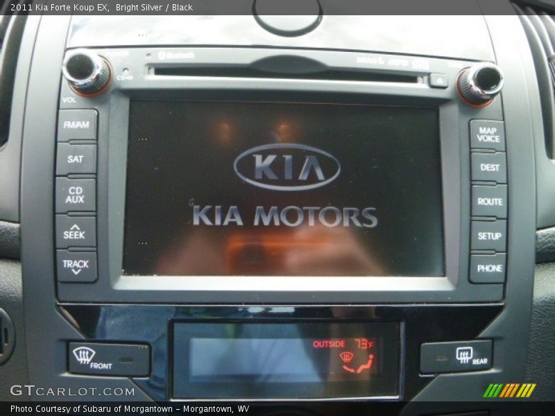 Bright Silver / Black 2011 Kia Forte Koup EX
