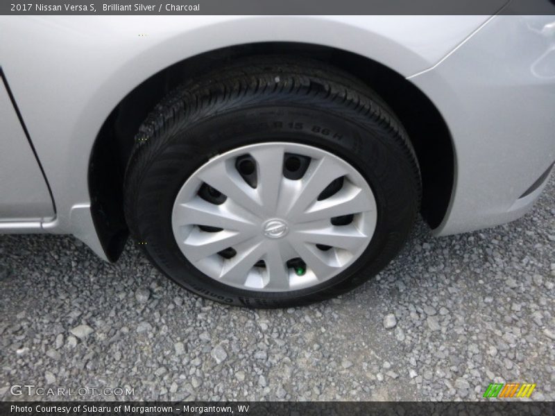 Brilliant Silver / Charcoal 2017 Nissan Versa S