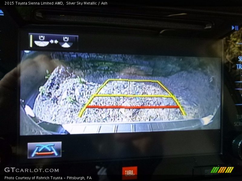 Silver Sky Metallic / Ash 2015 Toyota Sienna Limited AWD