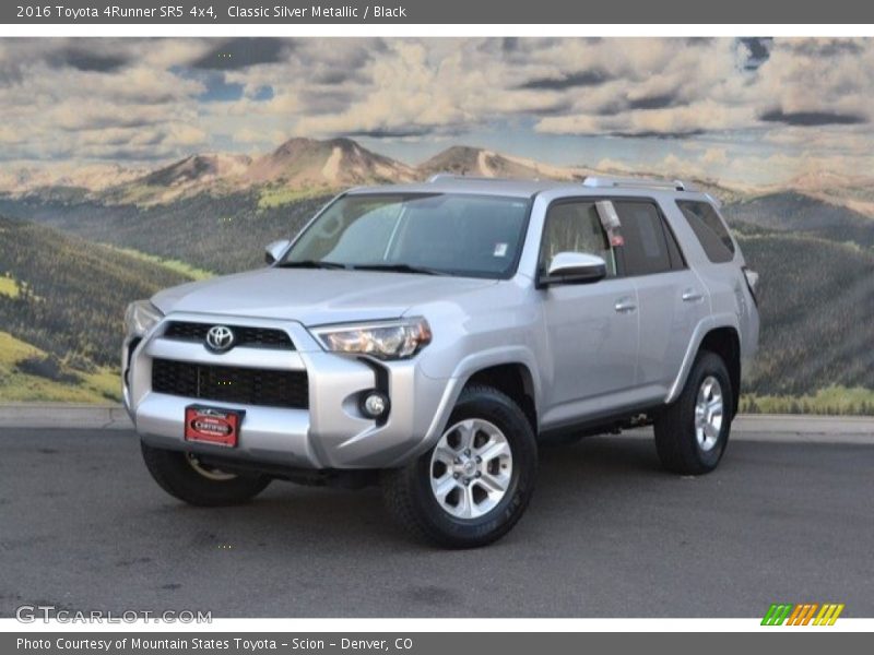Classic Silver Metallic / Black 2016 Toyota 4Runner SR5 4x4