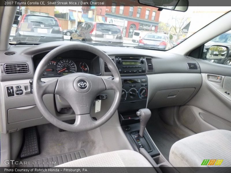 Silver Streak Mica / Dark Charcoal 2007 Toyota Corolla CE
