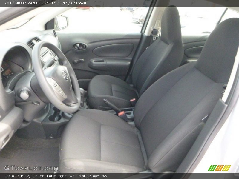 Brilliant Silver / Charcoal 2017 Nissan Versa S
