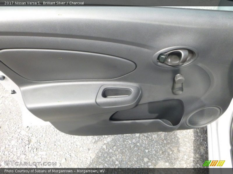 Brilliant Silver / Charcoal 2017 Nissan Versa S