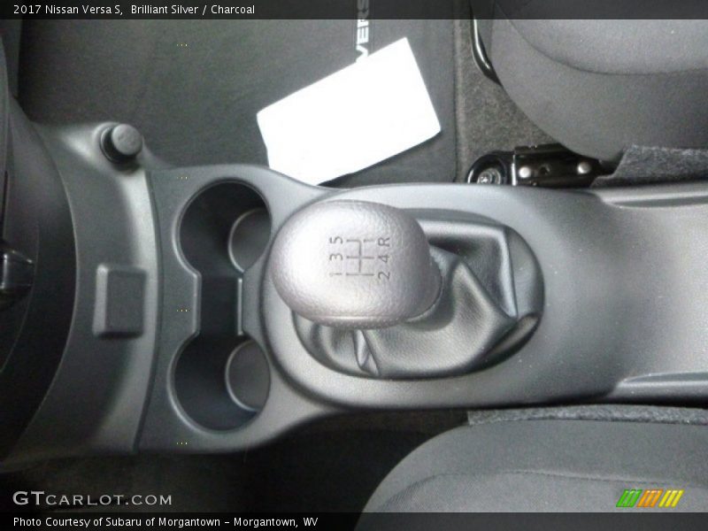 Brilliant Silver / Charcoal 2017 Nissan Versa S