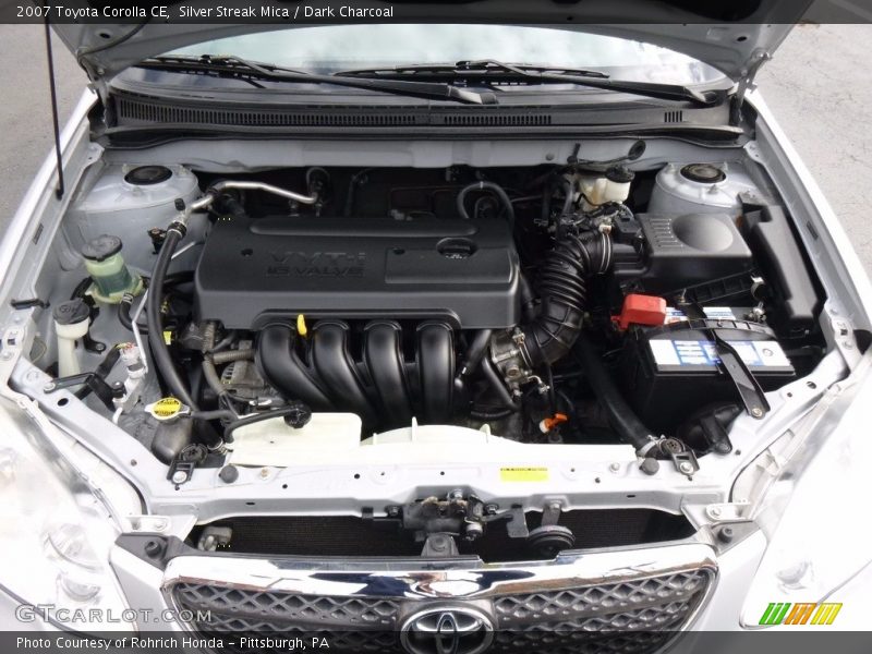 Silver Streak Mica / Dark Charcoal 2007 Toyota Corolla CE