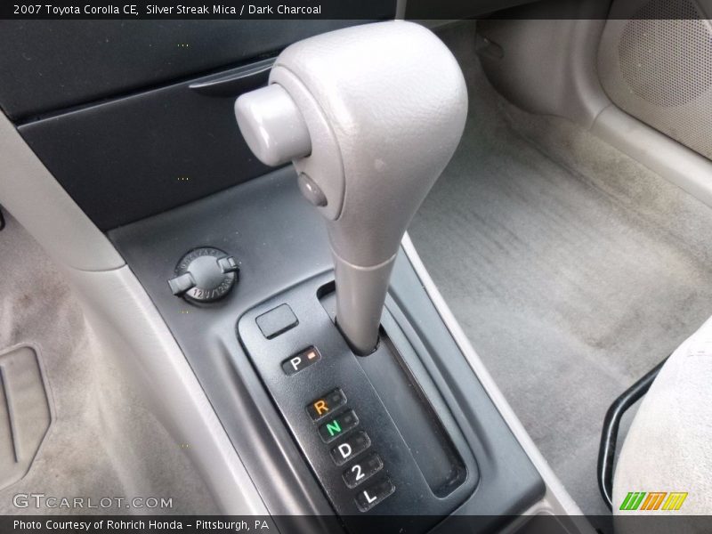 Silver Streak Mica / Dark Charcoal 2007 Toyota Corolla CE