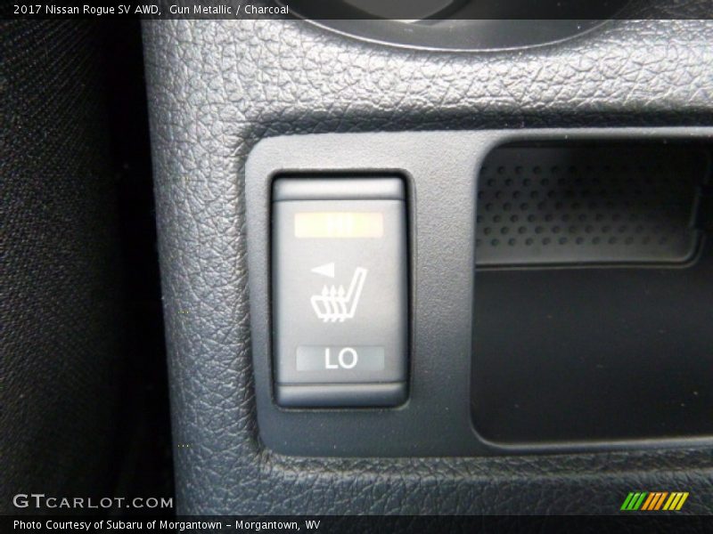 Gun Metallic / Charcoal 2017 Nissan Rogue SV AWD