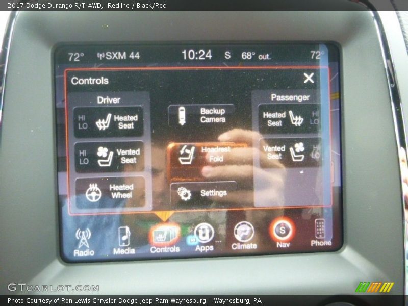 Redline / Black/Red 2017 Dodge Durango R/T AWD